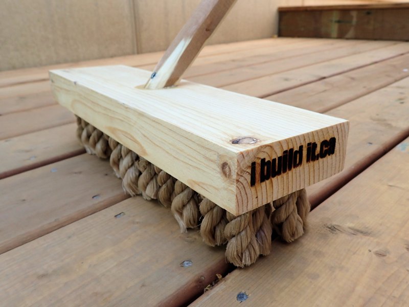 How To Make A Deck Broom IBUILDIT.CA